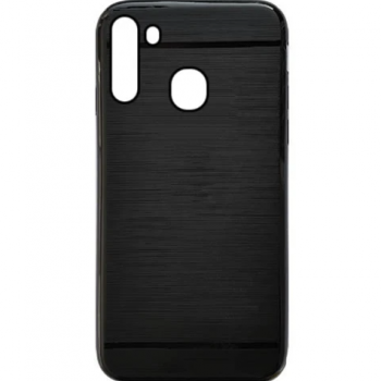 Capa Samsung Galaxy A21 - Emborrachada Preta