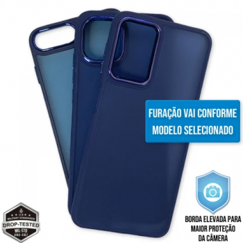 Capa iPhone 15 - Clear Case Fosca Navy Blue