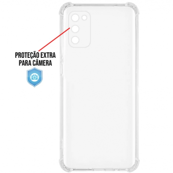 Capa TPU Antishock Premium Samsung Galaxy A03s - Transparente