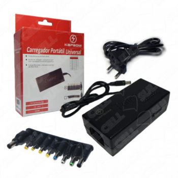 Fonte Universal p/ Notebook c/ 9 Conectores 120w (KAP-337)