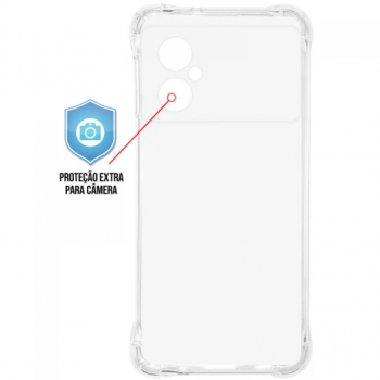 Capa TPU Antishock Premium Xiaomi Poco M4 5G - Transparente