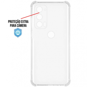 Capa TPU Antishock Premium Motorola Moto Edge 20 - Transparente