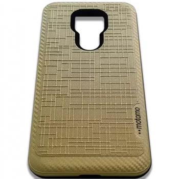 Capa para Motorola Moto G9 Play - Motomo Frame Dourada