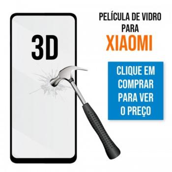 Película de Vidro 3D para Xiaomi Redmi Note 15 Pro 5G Preta