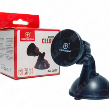 Suporte Veicular Universal Magnetico c/ Ima p/ Celular Regulagem 360° (KA-C027)