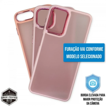 Capa Samsung Galaxy A13 4G - Clear Case Fosca Chanel Pink
