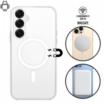 Capa Samsung Galaxy S25 5G - TPU Magsafe Transparente
