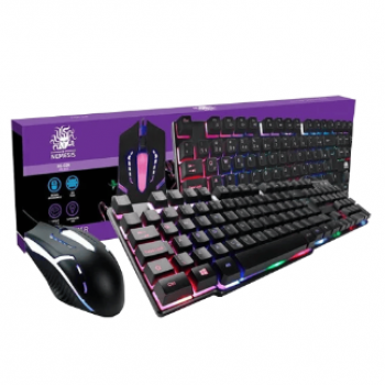 COMBO TECLADO E MOUSE GAMER 1200DPI USB START PRETO 015-0052 5+@