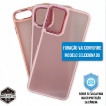 Capa iPhone 15 Plus - Clear Case Fosca Chanel Pink