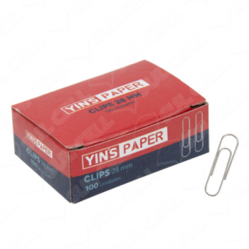 Clips de Papel 28mm c/ 100 Pçs (YP7115)