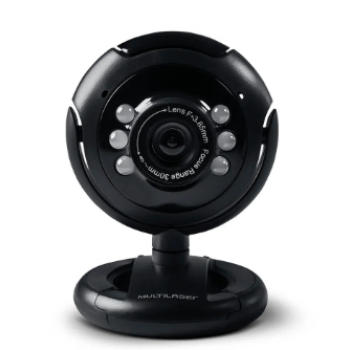 WEBCAM 480p USB WC045 PRETA MULTILASER