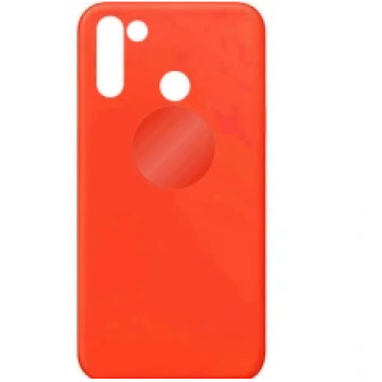 Capa Motorola Moto G8 Power - Emborrachada Premium com PopSocket Laranja