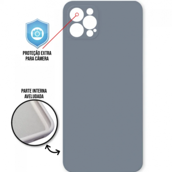 Capa iPhone 12 Pro Max - Cover Protector Cinza