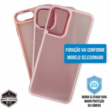 Capa Samsung Galaxy A05s - Clear Case Fosca Chanel Pink
