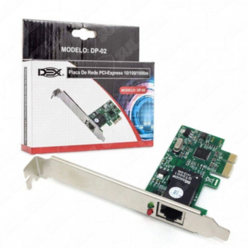 Placa de Rede Pci Express 10/100/1000 Mbps (DP-02)