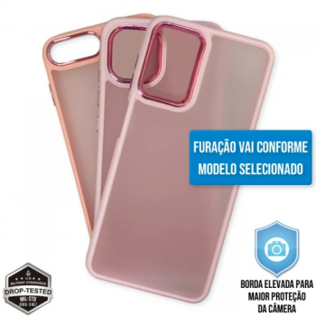 Capa Samsung Galaxy A04 - Clear Case Fosca Chanel Pink