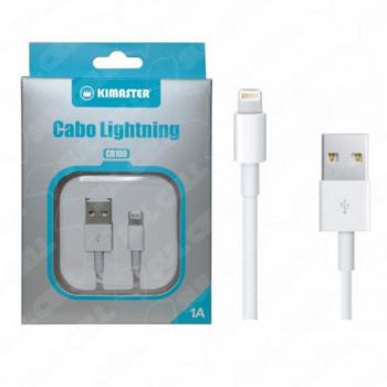 Cabo de Dados e Carga Iphone 3A Kimaster (CB100) - 1m