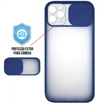 Capa para iPhone 11 Pro Max - Cam Protector Azul Marinho