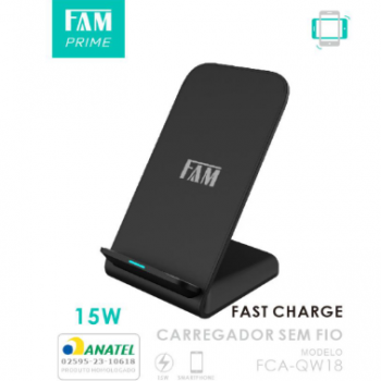 CARREGADOR INDUCAO FCA-QW18 FAM