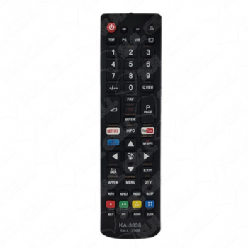 Controle Tv Universal Led/Lcd 3D/ Smart / Netflix / Youtube (KA-3038)