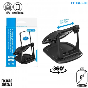 Suporte Celular LE-102 It Blue - Preto