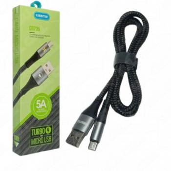 Cabo de Dados e Carga v8 Turbo 5A Kimaster (CB735) - 1m