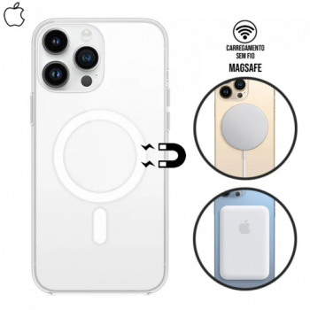 Capa iPhone 14 Pro - TPU Magsafe Transparente