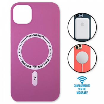 Capa iPhone 12 Pro Max - Padrão Magsafe Magenta