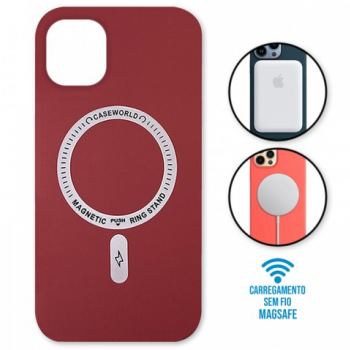 Capa iPhone 13 Pro Max - Padrão Magsafe Coral