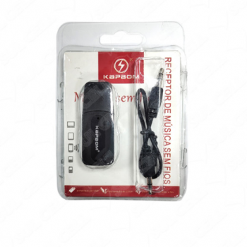 Adaptador Receptor de Audio Bluetooth USB c/ Saida p/ Cabo P2 (KAP-T35)