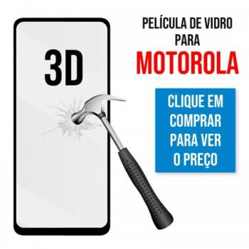 Película de Vidro 3D para Motorola Moto G17 5G Preta