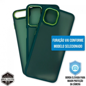 Capa iPhone 12 Pro Max - Clear Case Fosca Cangling Green