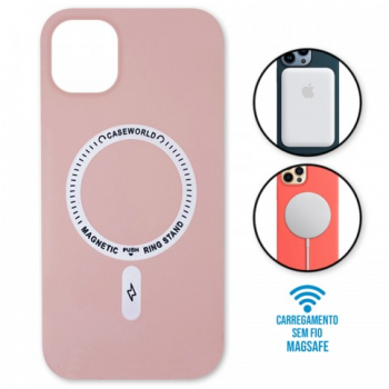 Capa iPhone 11 Pro - Padrão Magsafe Rosa
