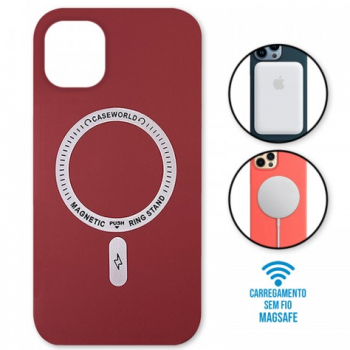 Capa iPhone 11 Pro Max - Padrão Magsafe Coral