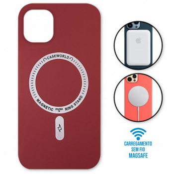 Capa iPhone 13 Pro - Padrão Magsafe Coral