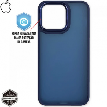 Capa iPhone 14 Pro - Clear Case Fosca Navy Blue