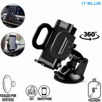 Suporte Celular LE-015 It Blue - Preto