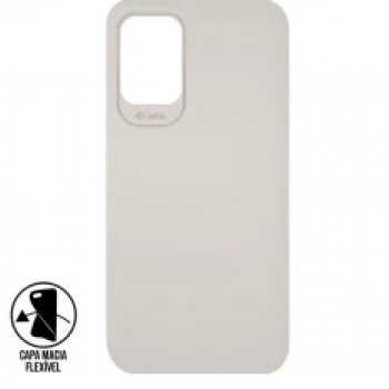 Capa para Samsung Galaxy A72 - Emborrachada Top Frosted Cinza Claro