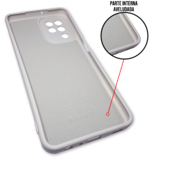 Capa Samsung Galaxy A32 5G - Emborrachada Top Frosted Cinza Claro