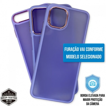 Capa iPhone 13 - Clear Case Fosca Light Purple