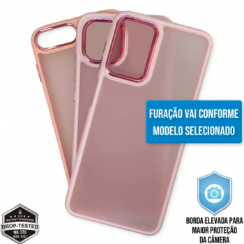 Capa Samsung Galaxy A34 5G - Clear Case Fosca Chanel Pink