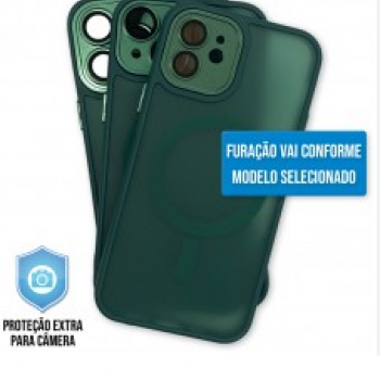Capa iPhone 14 Pro Max - Clear Case Fosca Cangling Green