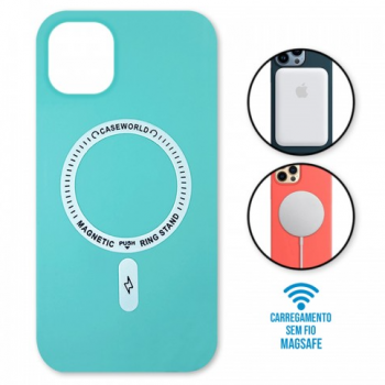 Capa iPhone 11 Pro Max - Padrão Magsafe Verde Claro