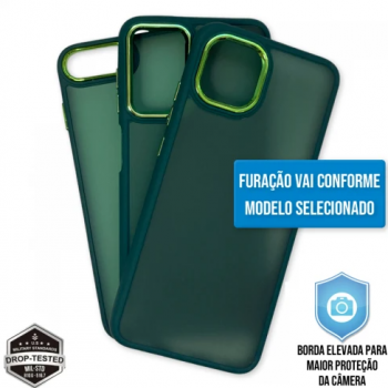 Capa iPhone 15 Plus - Clear Case Fosca Cangling Green