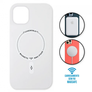 Capa iPhone 12 Pro Max - Padrão Magsafe Branca