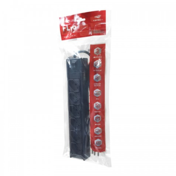 Extensão Elétrica 6 Tomadas FL-61BK C3 Tech