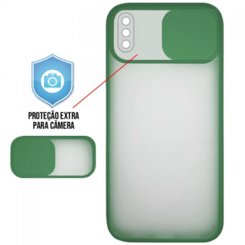 Capa para iPhone X e XS - Cam Protector Verde