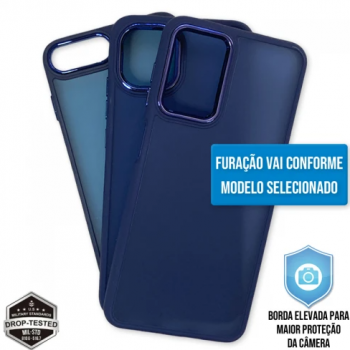 Capa iPhone 13 Pro - Clear Case Fosca Navy Blue