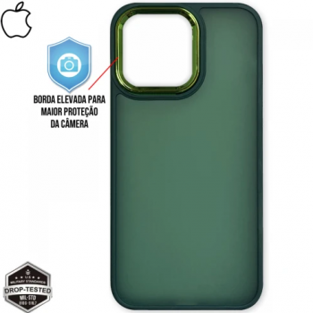 Capa iPhone 14 - Clear Case Fosca Cangling Green