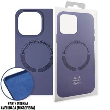 Capa iPhone 14 Max/Plus - Padrão Magsafe Coral